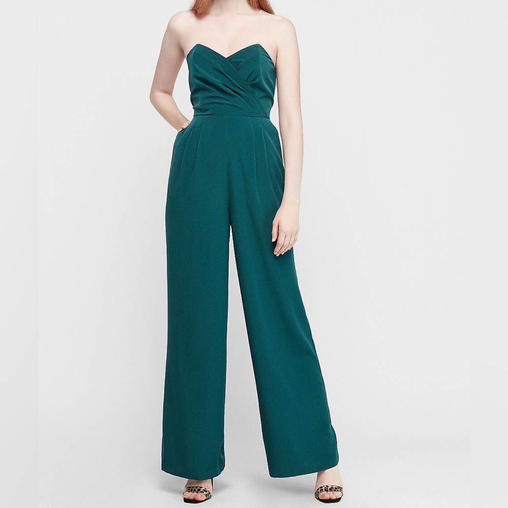 Express Green Midi Pencil Skirt for Work